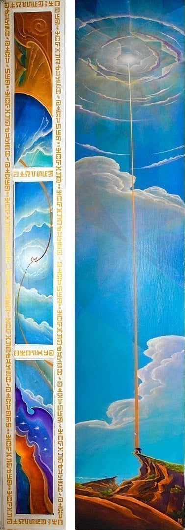 Mushroom Cafe mural by Michael Divine